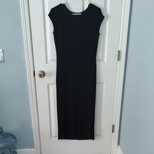 Rachel Zoe Classic Black Midi Dress
